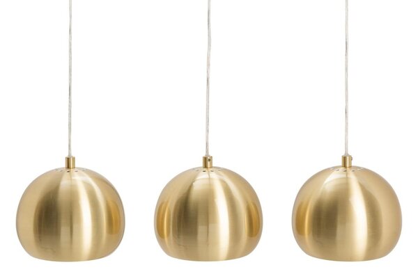 Designová závěsná lampa Giovani 3 zlatá