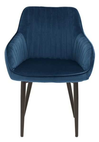 Designová židle Esmeralda, královská modrá