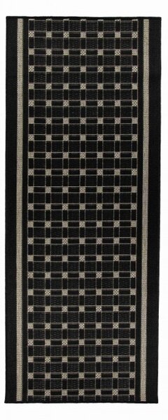 Makro Abra Běhoun venkovní Sisal CORDA 1013 1 555 Geometrický tmavě hnědý Šíře: 70 cm