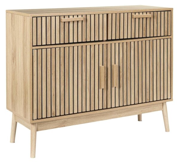 Komoda, dřevěná skříňka se zásuvkami, rozměry 100 cm, vhodná do obývacího pokoje nebo předsíně