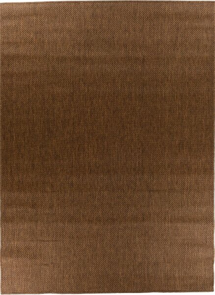 Makro Abra Kusový koberec venkovní Sisal CORDA 1003 1 303 hnědý Rozměr: 60x200 cm