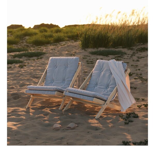 Skládací křeslo Karup Design Boogie Raw/Beach Blue