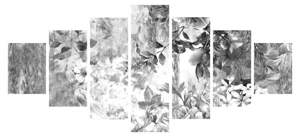 Obraz - Romantická zahrada (210x100 cm)