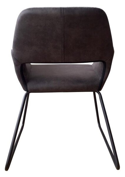 Designová židle Derrick, antik šedá
