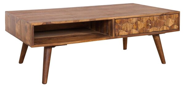 Designový konferenční stolek Justice, 100 cm, sheesham - skladem