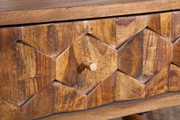 Designový konferenční stolek Justice, 100 cm, sheesham - skladem