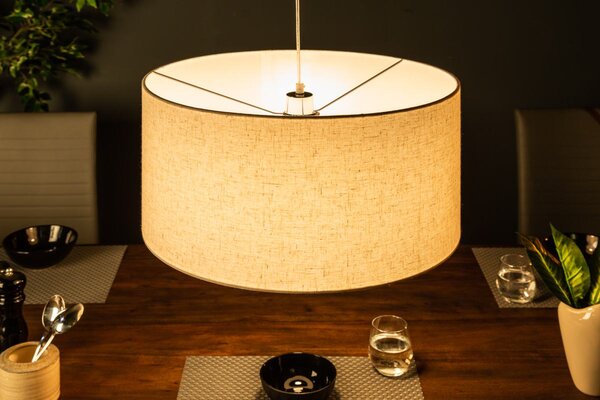 Designové závěsné světlo Nash, 50 cm, přírodní - skladem