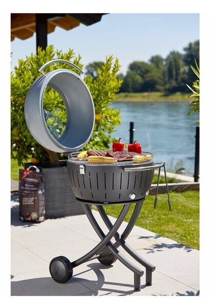 Gril na dřevěné uhlí/přenosný GardenGrill XXL – LotusGrill