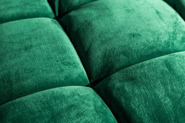 Luxusní pohovka COZY VELVET 220 CM smaragdově zelená samet Nábytek | Obývací pokoj | Sedací soupravy a pohovky | Pohovky | Pevné