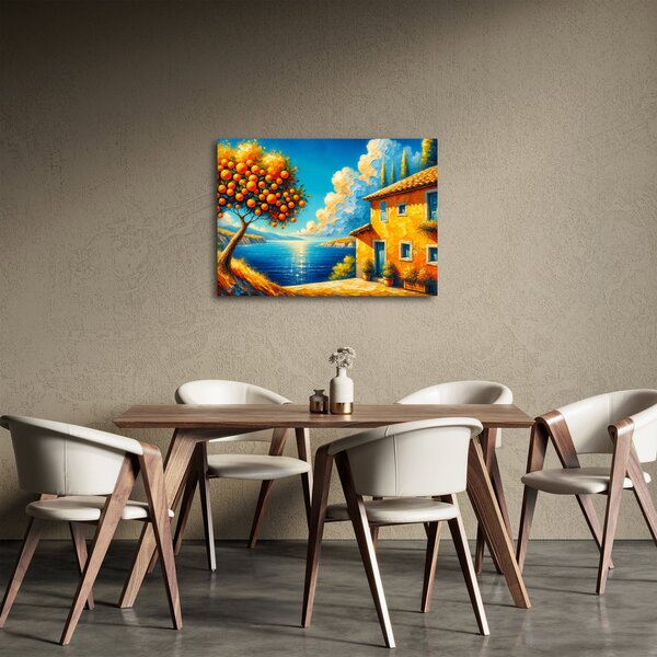 Obraz - Dům s pomeranči II. (70x50 cm)