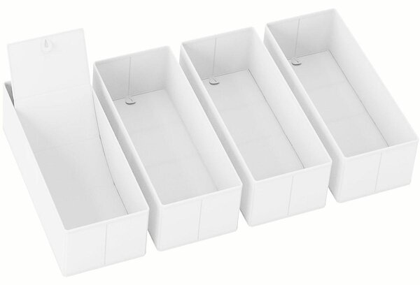 Organizér do zásuvky - Sada 4 kusů - 42 x 17,5 x 11 cm - Pro zásuvky IKEA MALM
