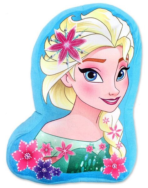 Tvarovaný 3D polštář Ledové království - princezna Elsa - Frozen - 37 x 26 cm