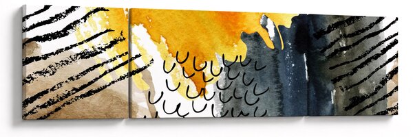 Obraz - Abstraktní akvarel (170x50 cm)