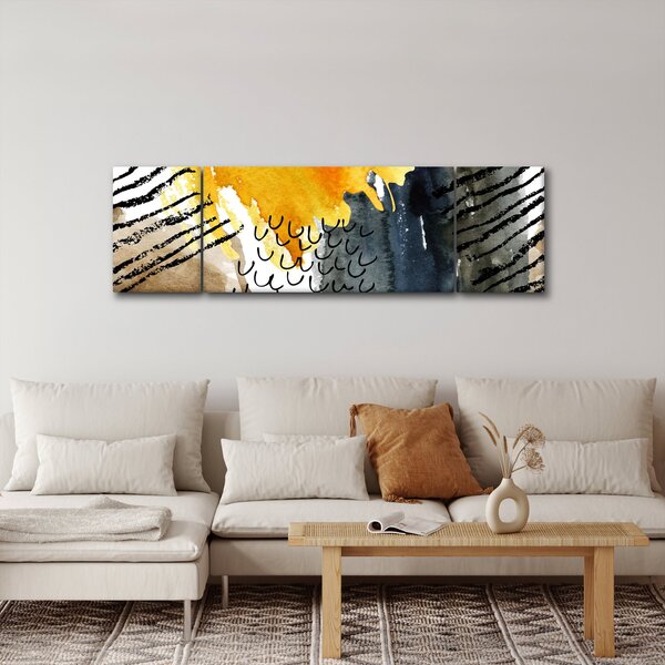 Obraz - Abstraktní akvarel (170x50 cm)