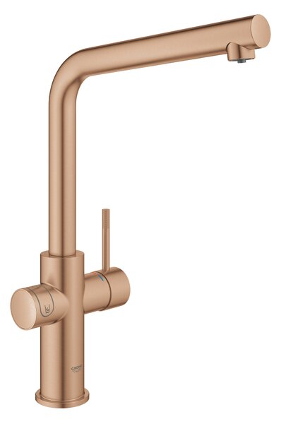 Grohe Blue kuchyňská baterie s filtrem stojící Brushed Warm Sunset 31454DL1