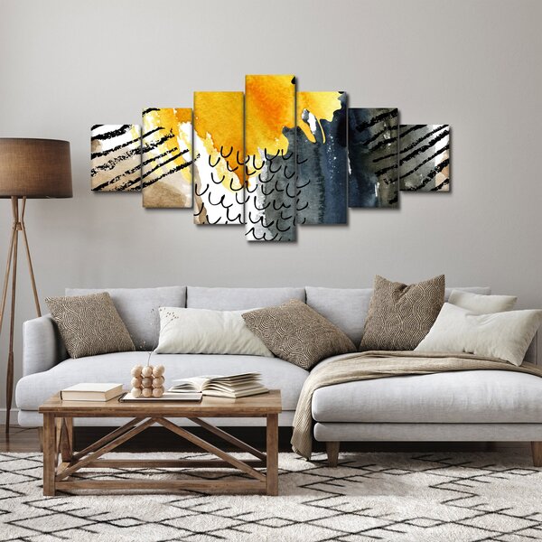 Obraz - Abstraktní akvarel (210x100 cm)