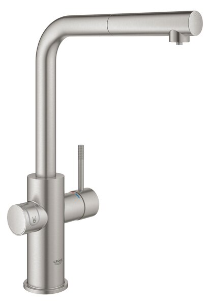 Grohe Blue kuchyňská baterie s filtrem stojící SuperSteel 31539DC0