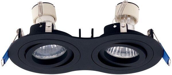 MaxLight Signal II zapuštěná světla 2x50 W černá H0087