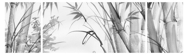 Obraz - Bambusový les (170x50 cm)