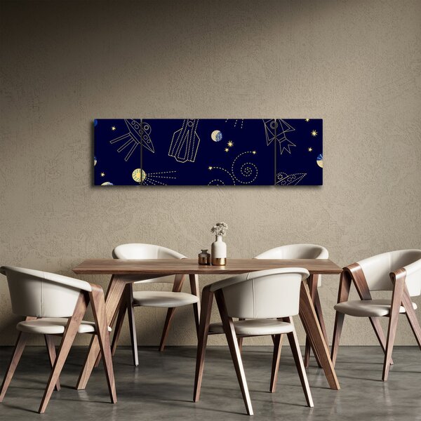 Obraz - Vesmír (170x50 cm)
