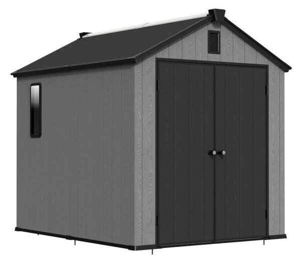 Plastový domek na nářadí Mandal 1,9 x 2,4 m CoverTech antracitový