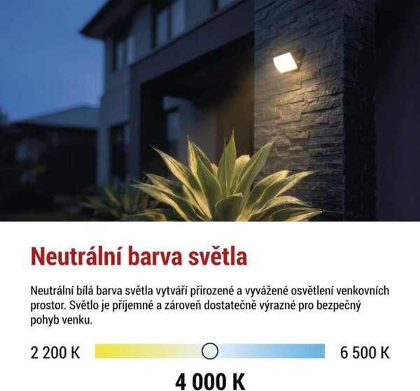 EMOS Lighting LED reflektor TAMBO EVO, 10 W, 1000 lm, IP65, černý