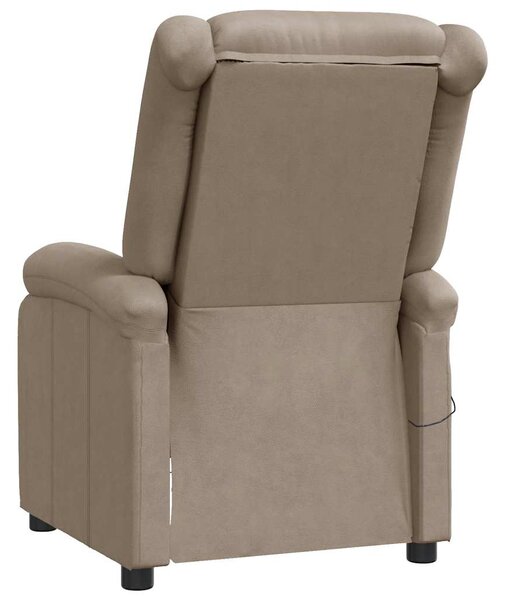Polohovací křeslo cappuccino umělá kůže 340175