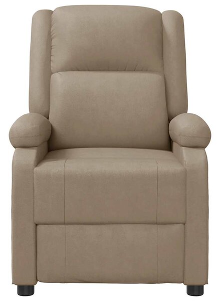 Polohovací křeslo cappuccino umělá kůže 340175