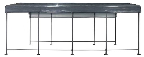 Kovový přístřešek pro auto Texas 3,6 x 6 m Garden Point antracitový