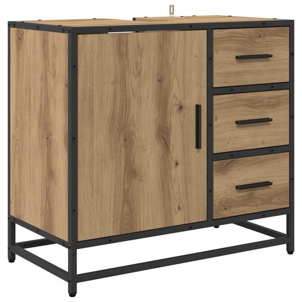 Sada koupelnového nábytku 2 ks Artisanový dub 65 x 33 x 60 cm 3402321