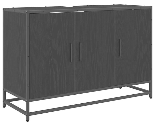 Sada koupelnového nábytku 3 ks Černý dub 90 x 33 x 60 cm 3402401