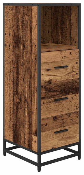 Sada koupelnového nábytku 3 ks Staré dřevo 80 x 33 x 60 cm 3402524
