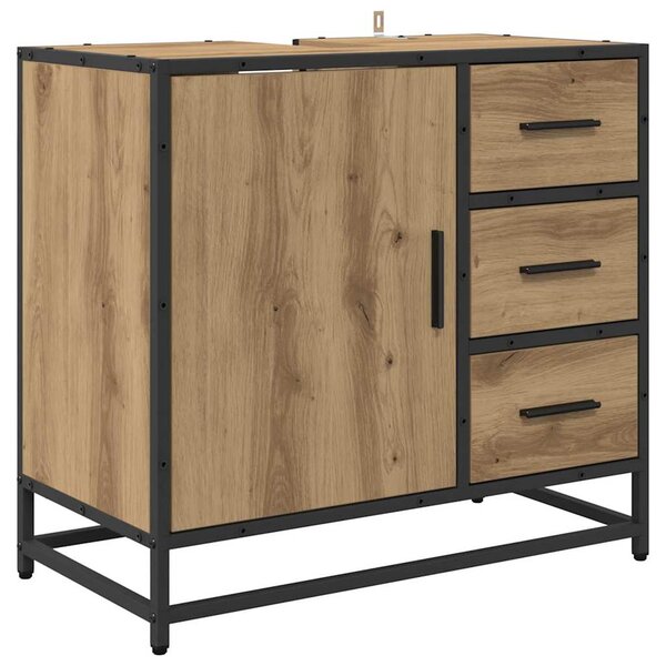 Sada koupelnového nábytku 3 ks Artisanový dub 3402549