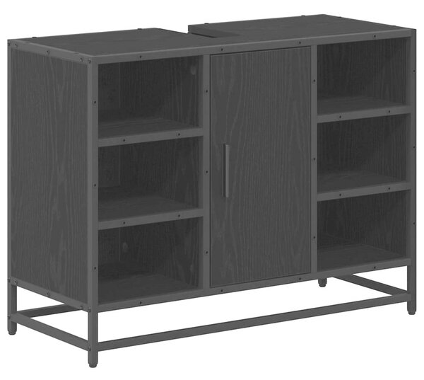 Sada koupelnového nábytku 3 ks Černý dub 80 x 33 x 60 cm 3402422