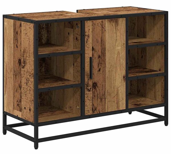 Sada koupelnového nábytku 3 ks Staré dřevo 80 x 33 x 60 cm 3402420
