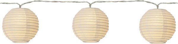 Světelný lampionový řetěz White Festival