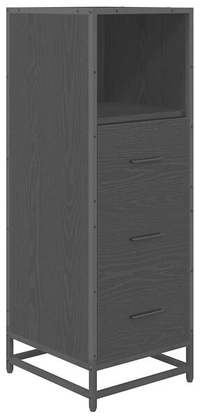 Sada koupelnového nábytku 4 ks Černý dub 65 x 33 x 60 cm 3402511