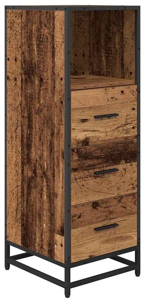 Sada koupelnového nábytku 4 ks Staré dřevo 65 x 33 x 60 cm 3402542