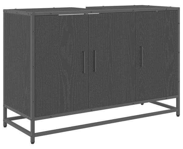Sada koupelnového nábytku 2 ks Černý dub 90 x 33 x 60 cm 3402389
