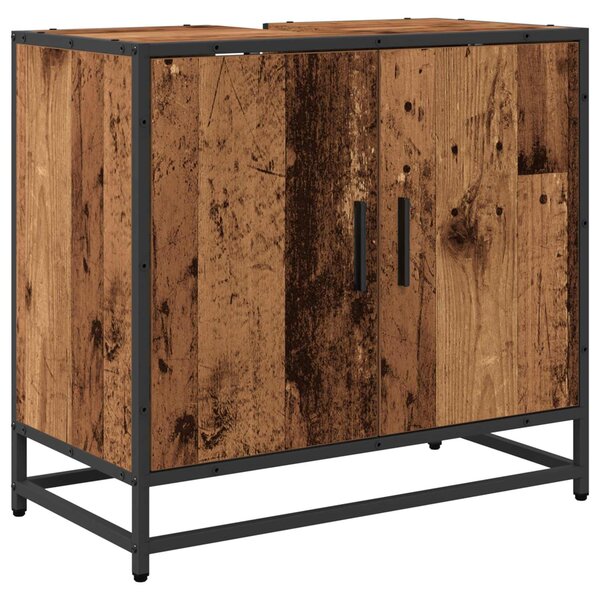 Sada koupelnového nábytku 2 ks Staré dřevo 65 x 33 x 60 cm 3402345