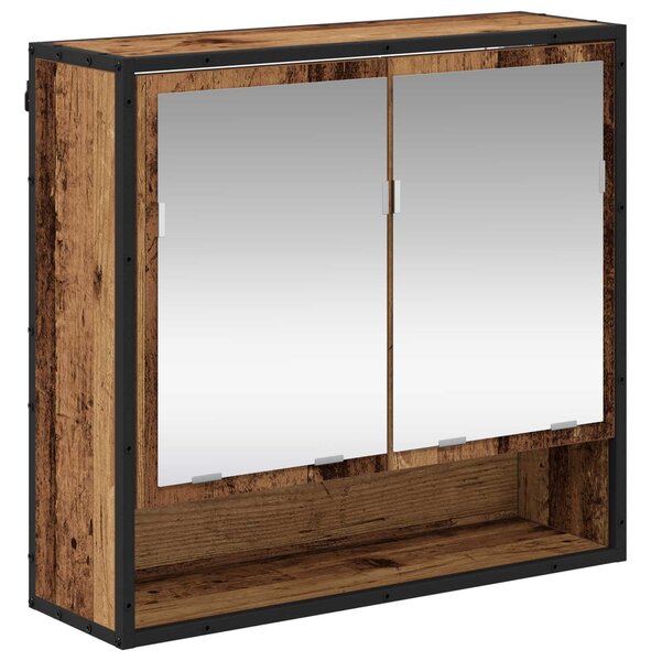 Sada koupelnového nábytku 2 ks Staré dřevo 65 x 33 x 60 cm 3402345