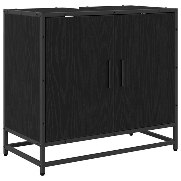 Sada koupelnového nábytku 2 ks Černý dub 65 x 33 x 60 cm 3402347