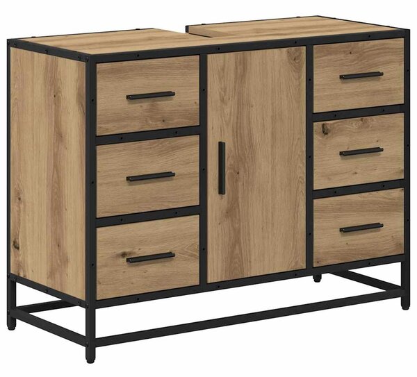 Sada koupelnového nábytku 3 ks Artisanový dub 80 x 33 x 60 cm 3402561