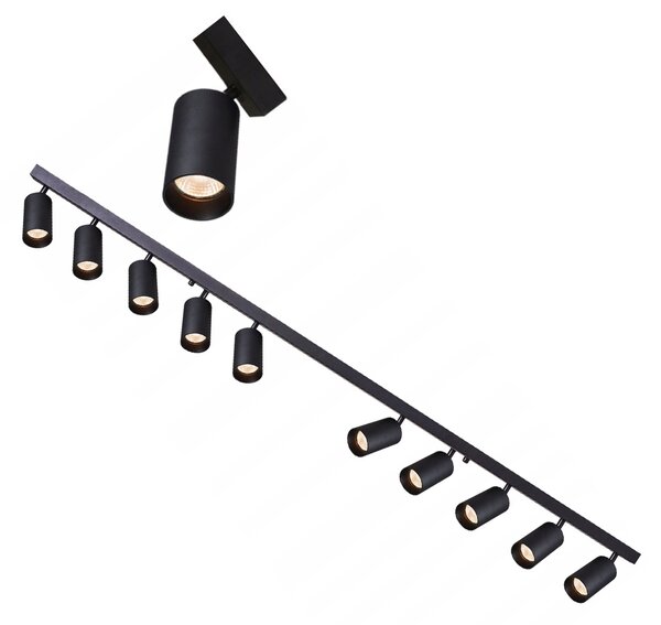Kolejnicová lampa GU10 VIKI-L 10 - černá BERGE