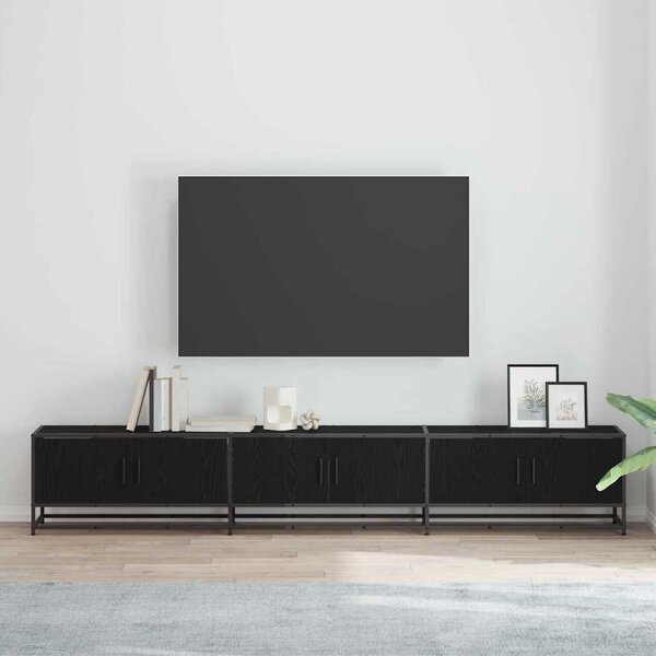 TV jednotky 240 x 35 x 41 cm Černý dub Kompozitní dřevo 3402490