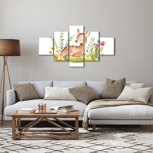 Obraz - Malý srneček (125x70 cm)