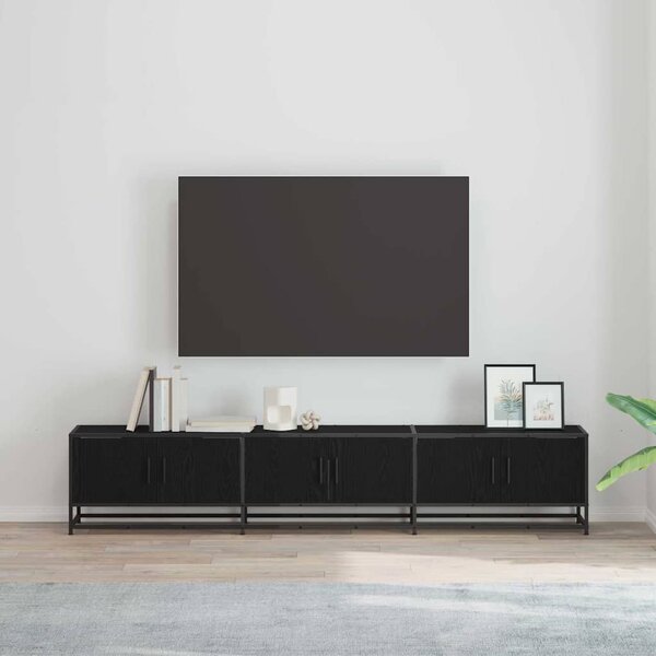 TV jednotky 210 x 35 x 41 cm Černý dub Kompozitní dřevo 3402502