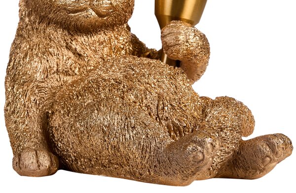 Stolní lampa Kočka ZIPPY Zlatá