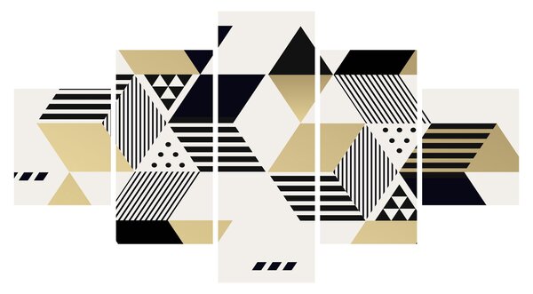 Obraz - Geometrické tvary N⁰1 (125x70 cm)