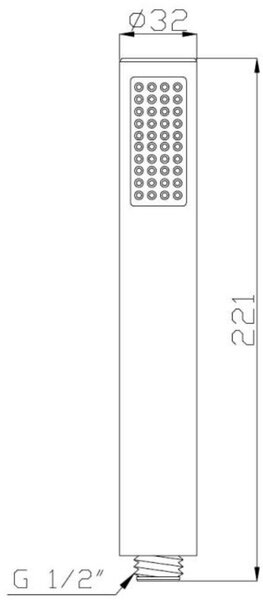 Invena Round sprchová hlavice chrom AS-04-001
